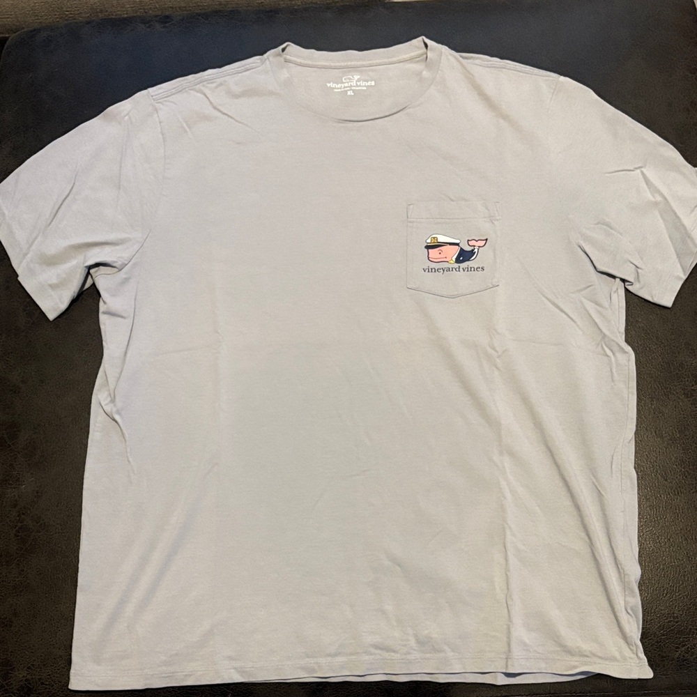 Vineyard Vines Light Gray Short Sleeve Tee